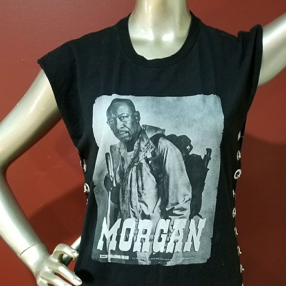 Revamped The Walking Dead Safety Pin Shirt - L